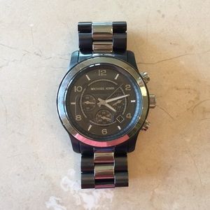 Michael Kors MK8182 Watch with 2 tone Bracelet